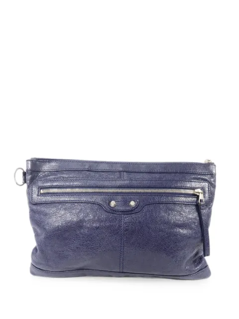 Balenciaga Pre-Owned Motocross Classic clutch bag Blue 273022