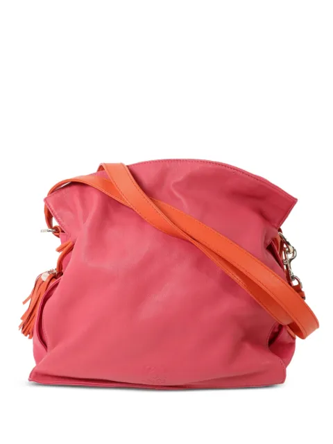 Loewe Pre-Owned Flamenco tassel-detail shoulder bag Pink 011201