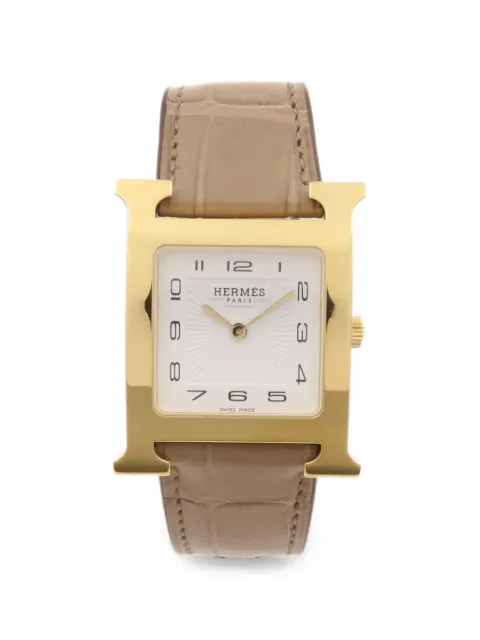 Hermès Pre-Owned 2022 H Watch 35mm watch White HH1501E2022