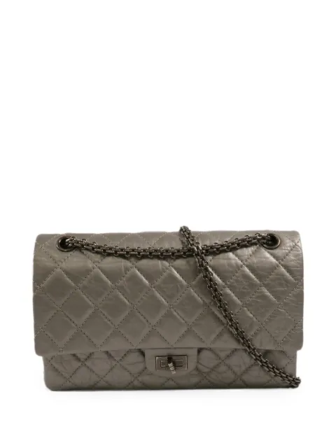 CHANEL Pre-Owned medium 2.55 leather shoulder bag Grey A37586