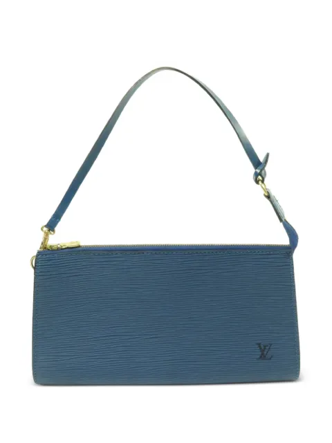 Louis Vuitton Pre-Owned Pochette Épi-leather shoulder bag Blue M52945