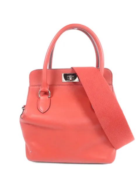 Hermès Pre-Owned 2017 Tool Box 20 small shoulder bag Red A5EPHW