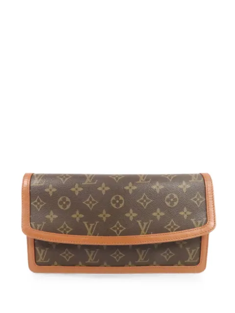 Louis Vuitton Pre-Owned 2020's GM Pochette Dam Monogram clutch bag Brown M51810