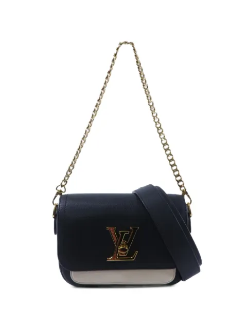 Louis Vuitton Pre-Owned 2021 Small Lockme Tender shoulder bag Black M58557