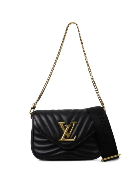 Louis Vuitton Pre-Owned New Wave leather tote bag Black M56461