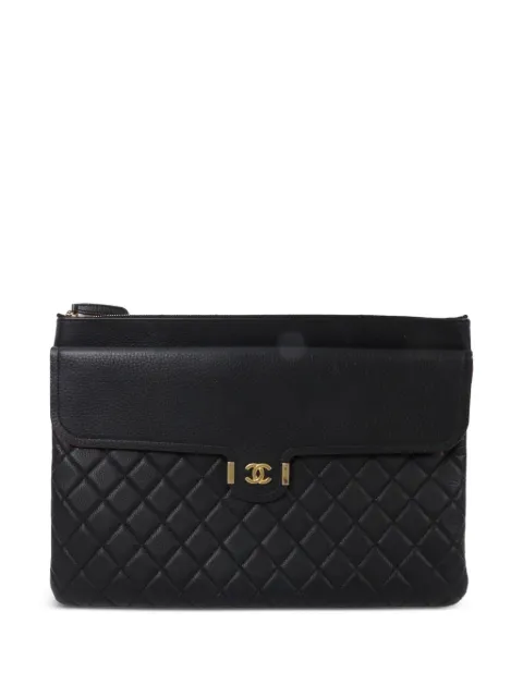 CHANEL Pre-Owned Archi Chic clutch bag Black 252093141
