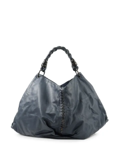 Bottega Veneta Pre-Owned braided-handle tote bag Blue 240042