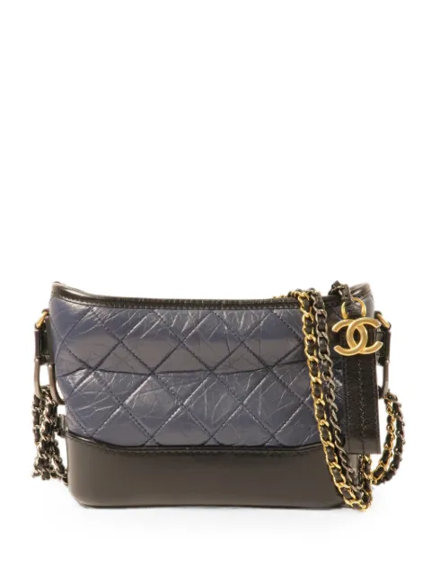 CHANEL Pre-Owned Gabrielle chain cross body bag Black A91810