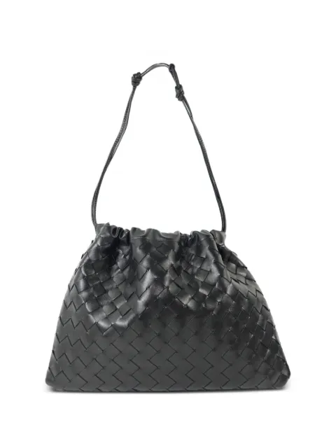 Bottega Veneta Pre-Owned Intrecciato leather shoulder bag Black 796728V3IV18425