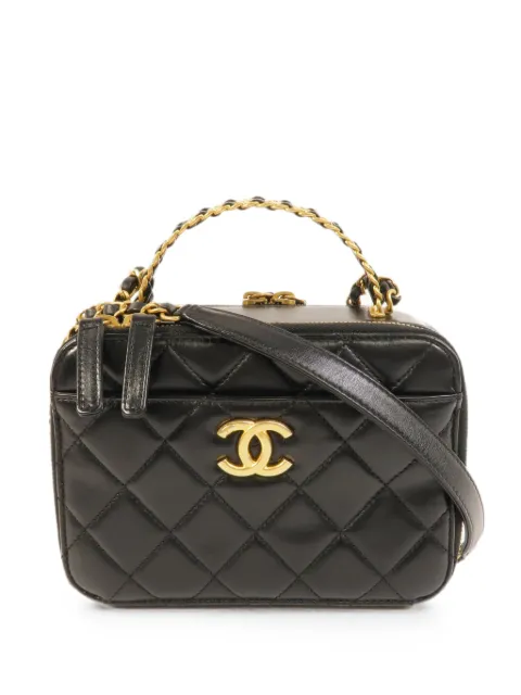 CHANEL Pre-Owned CC Vanity tote bag Black AS3222