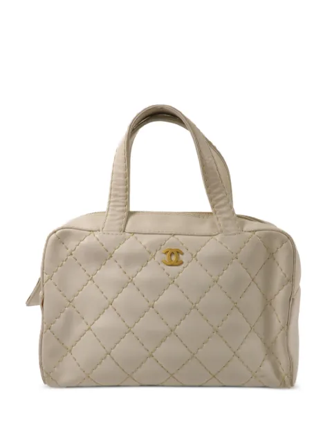 CHANEL Pre-Owned CC Wild Stitch tote bag Neutrals 6801857