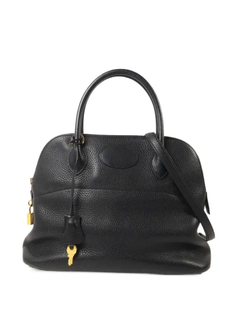 Hermès Pre-Owned 2020 Bolide 31 leather shoulder bag Black Y89GHW