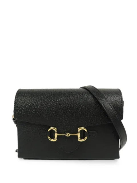 Gucci Pre-Owned 1955 Horsebit shoulder bags Black 732314