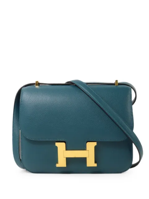 Hermès Pre-Owned mini Constance shoulder bag Blue DW0GWH