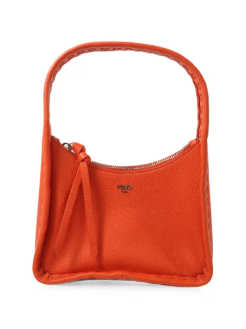 Fendi Pre-Owned mini Fendessence leather tote bag Orange 8BS094