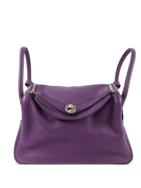 Hermès Pre-Owned Lindy 30 tote bag Purple Q5LK7PHW