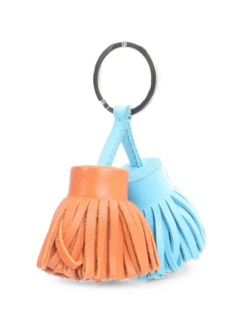 Hermès Pre-Owned Carmen Uno-Dos tassel key ring charm Orange 8V7MPHW