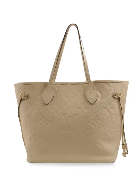 Louis Vuitton Pre-Owned MM Neverfull Monogram Empreinte tote bag Neutrals M46676