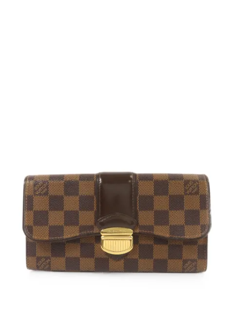 Louis Vuitton Pre-Owned Sistina Damier wallet Brown N61747