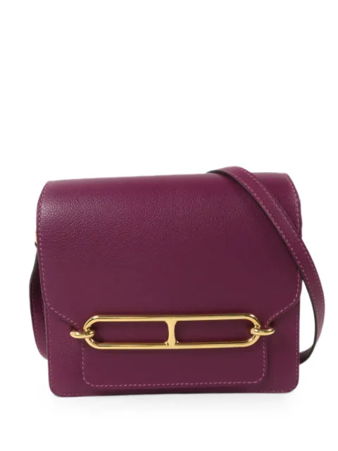 Hermès Pre-Owned mini Roulis cross body bag Purple DP9GHW