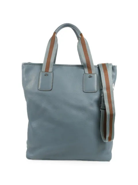 Gucci Pre-Owned Web-strap two-way shoulder bag Blue 162486
