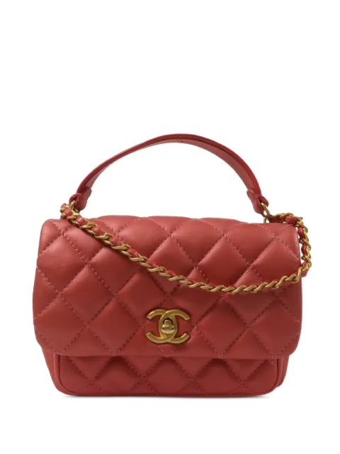 CHANEL Pre-Owned CC turn-lock shoulder bag Red 29104892