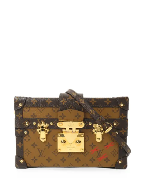 Louis Vuitton Pre-Owned Petite Malle Monogram Reverse shoulder bag Brown M45960