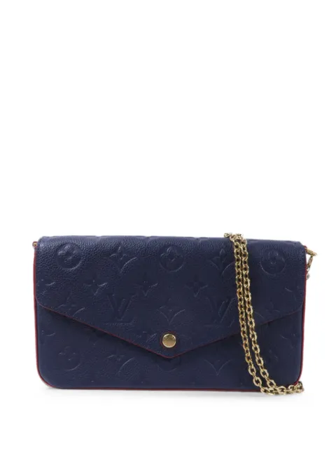 Louis Vuitton Pre-Owned Monogram Empreinte Felicie shoulder bag Blue M64099