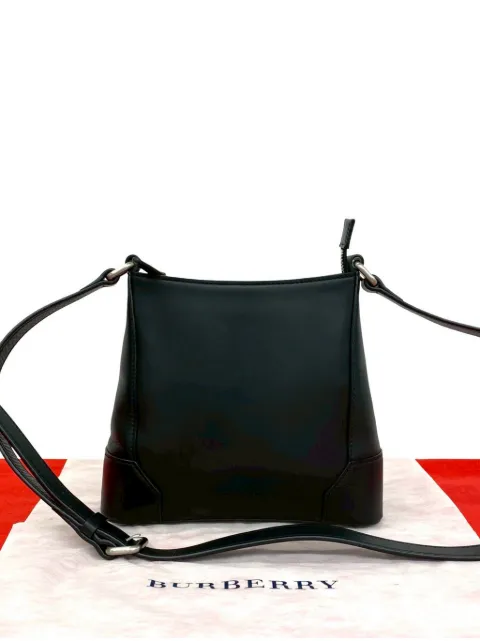 Burberry Pre-Owned 2000-2017 Leather crossbody bag Black 4IGNG6GAUPEPOOC3