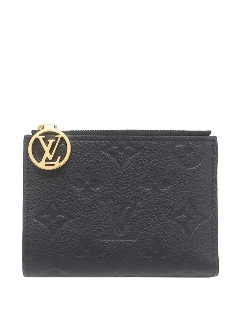 Louis Vuitton Pre-Owned 2021-2026 Monogram Empreinte Lisa Compact Wallet small wallets Black PEYO6RGGYEJO516N