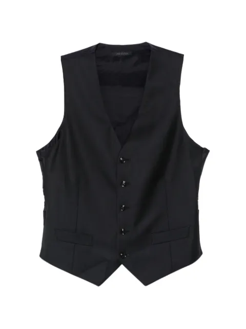 Giorgio Armani v-neck waistcoat Black GM000604TE10061