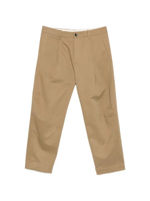 Nine In The Morning pleated straight-leg trousers Neutrals 9FW26GIG41