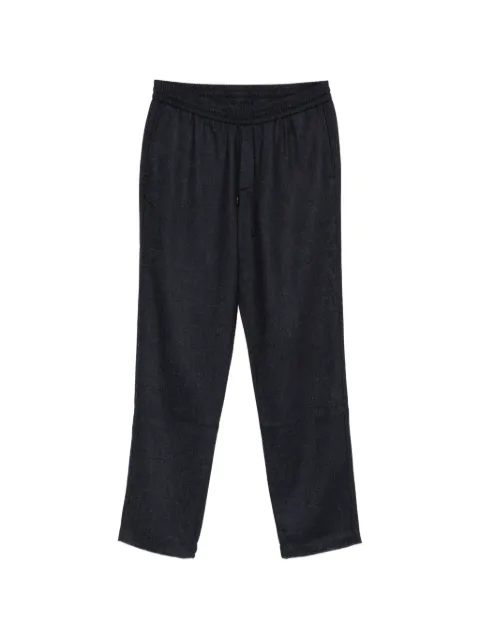 Sease drawstring elasticated-waistband trousers Blue PT037TN735