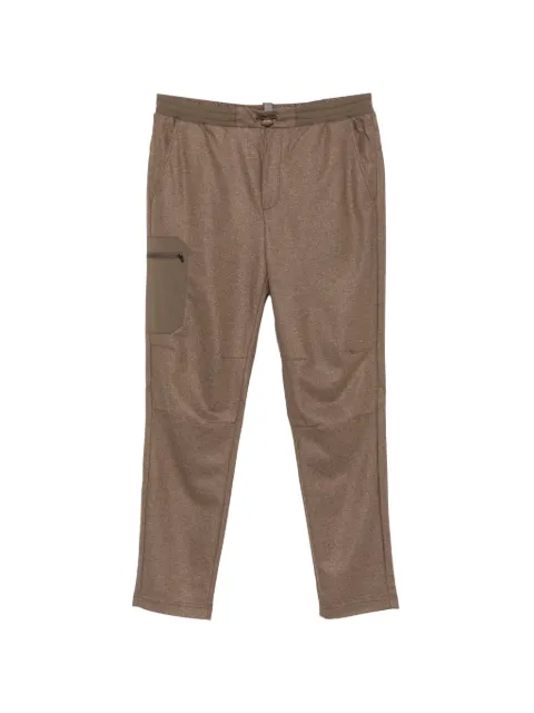 Sease drawstring-waistband cashmere track pants Brown PT056TJ188