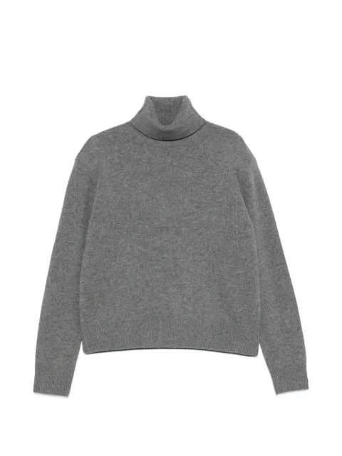 The Frankie Shop Gala ribbed-trim sweater Grey KNFS212231010103
