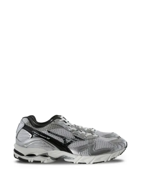 Mizuno Wave Rider 10 mesh-panel sneakers Grey 590157
