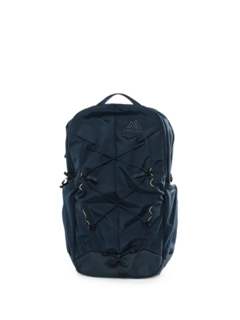 GREGORY teros bungee-cord logo-print backpack Blue 160167