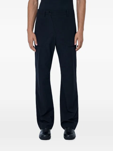 Kiko Kostadinov tailored cargo trousers Black KKAW26T0715