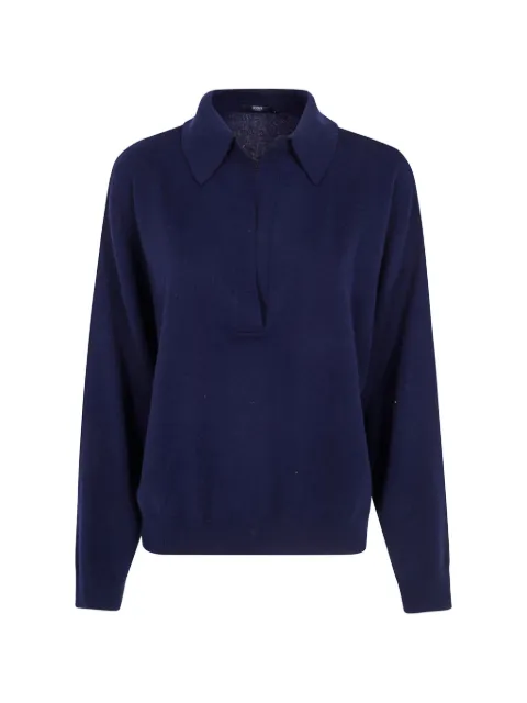 Seventy collared long-sleeve sweater Blue MT4220900331