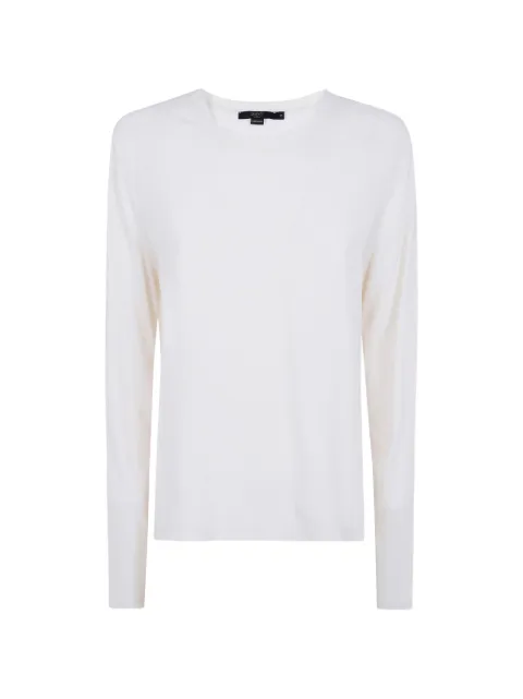 Seventy crew-neck long-sleeve T-shirt Neutrals MJ1932890180