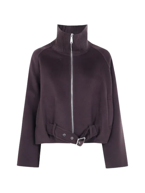 Seventy belted high-neck jacket Brown CP0620190020