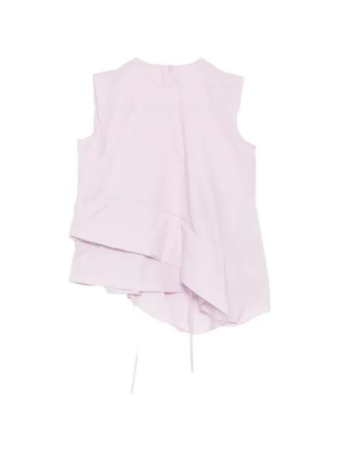 JNBY asymmetric ruffled blouse Pink 5Q421087K