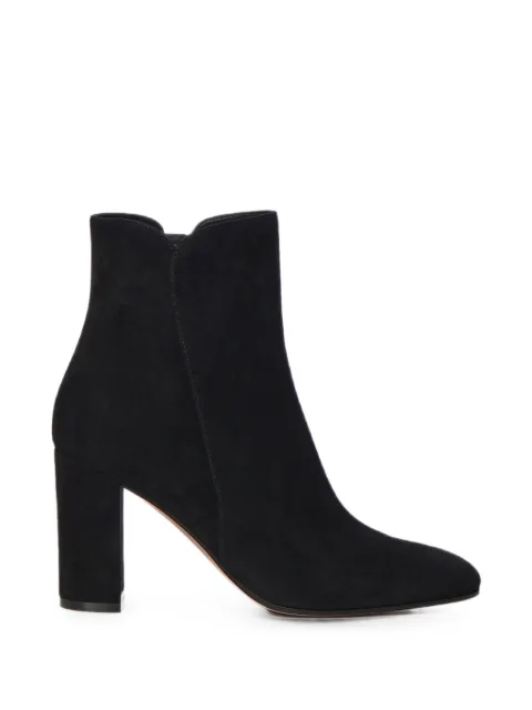 Gianvito Rossi Lisa suede ankle boots Black G7284485RICNERO