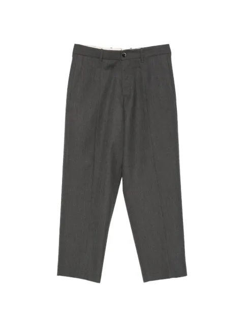 Nine In The Morning Meteorite pressed-crease straight-leg trousers Grey 9FW26MTR30
