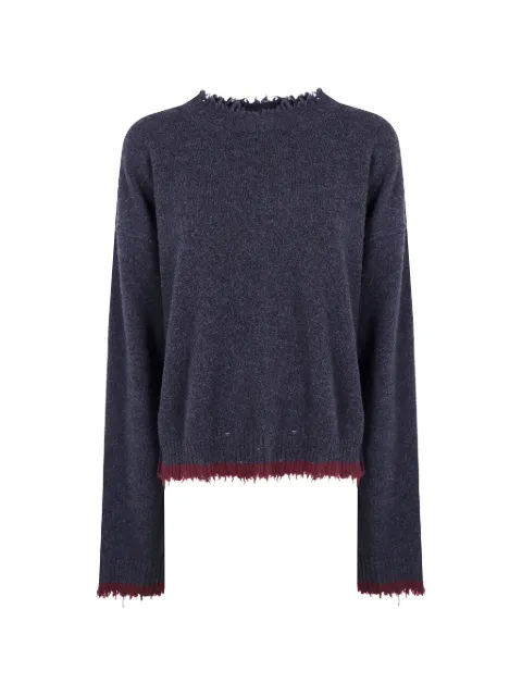 Uma Wang distressed cashmere sweater Grey UK7152099