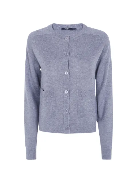 Seventy button-up patch-pocket cardigan Grey MT4151990375