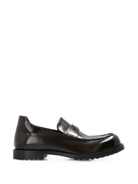 Balenciaga comfy loafers in dark burgundy Brown 876333WBEC2