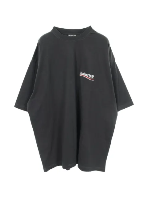 Balenciaga Pre-Owned 2010s Political Campaign T-shirt Black 1092627