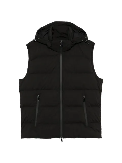 Paul & Shark hooded quilted gilet Black 16312006