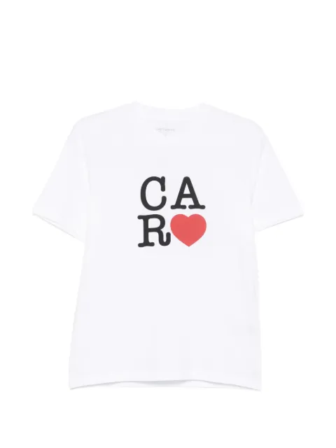 Carhartt WIP I Hartt graphic-print T-shirt White I037544